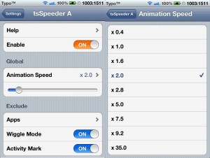 tsSpeeder A iti permite sa modifici viteza animatiilor din iOS si sa ...