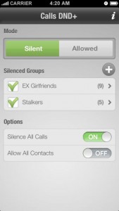 Calls DND+ – un „blacklist” pentru iOS | iDevice.ro