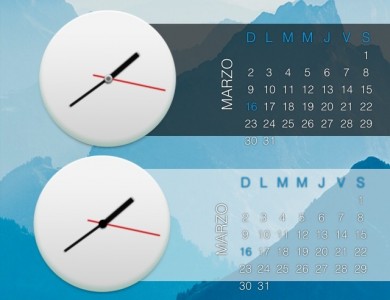 indify calendar widget