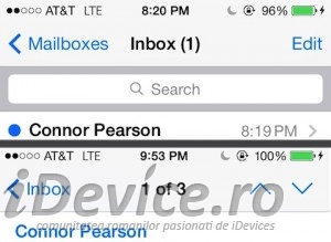 windows 10 mail app inbox count