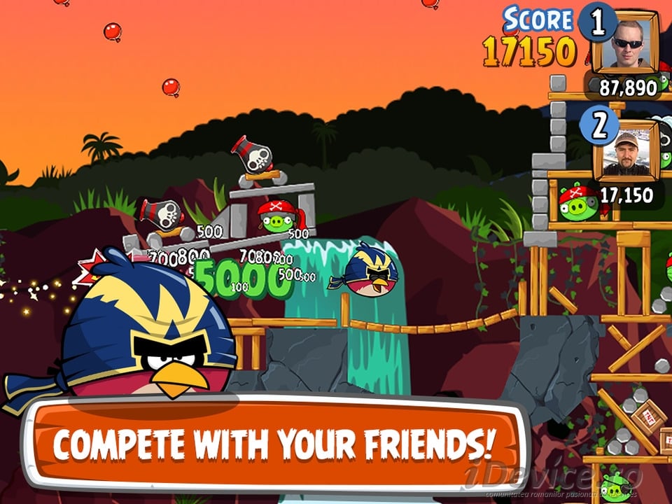 angry birds friends holloween mania tour