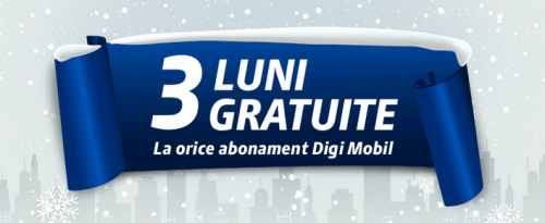 Digi Mobil 3 luni gratuit