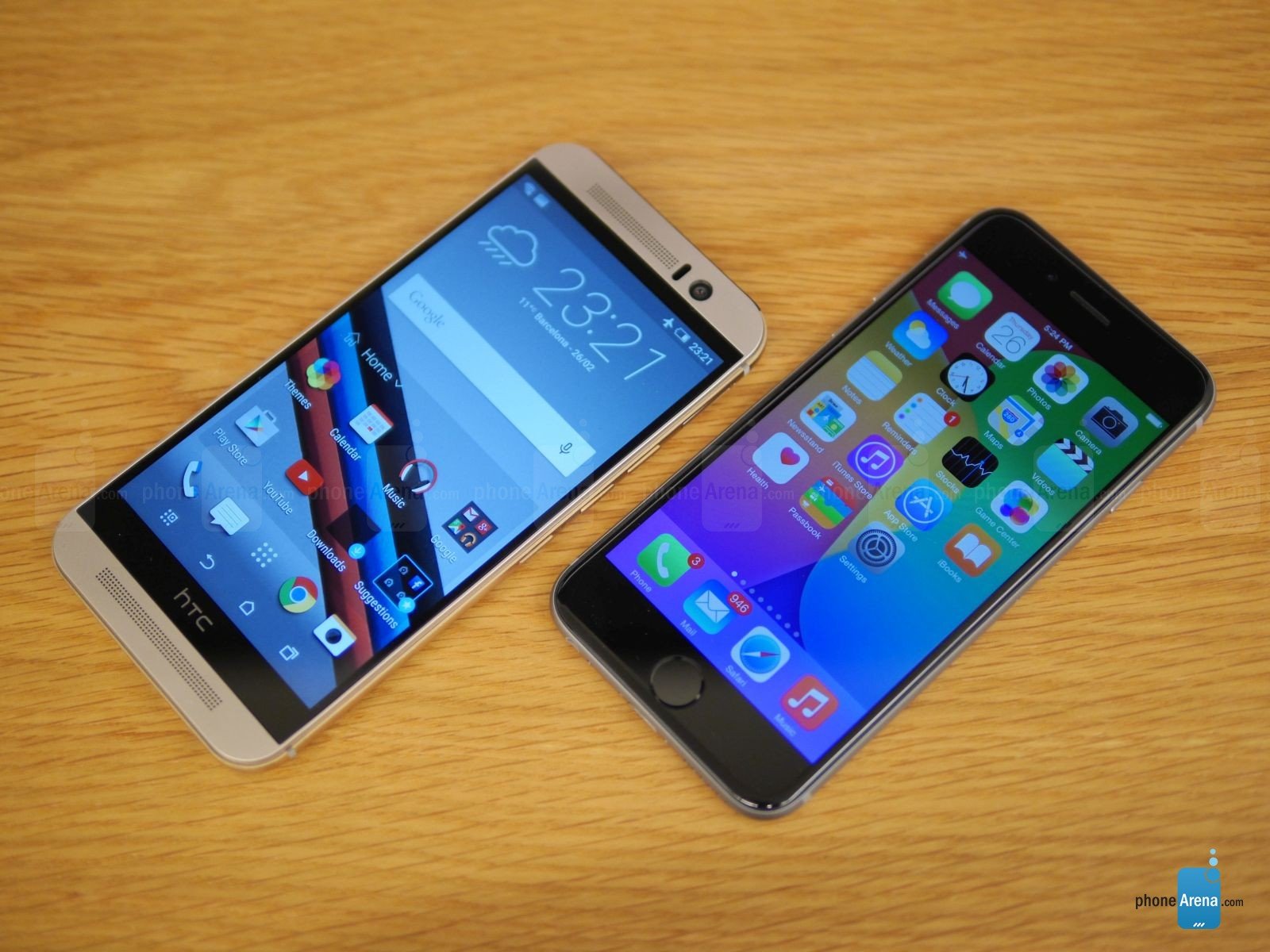 HTC ONE M9 IPHONE 6 comparatie 6