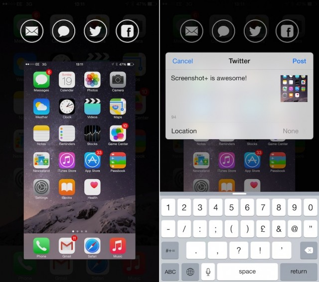 Screenshot+ aduce o noua functionalitate pentru iOS 8 | iDevice.ro