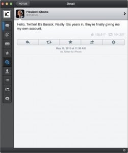 Barack Obama iPhone Twitter