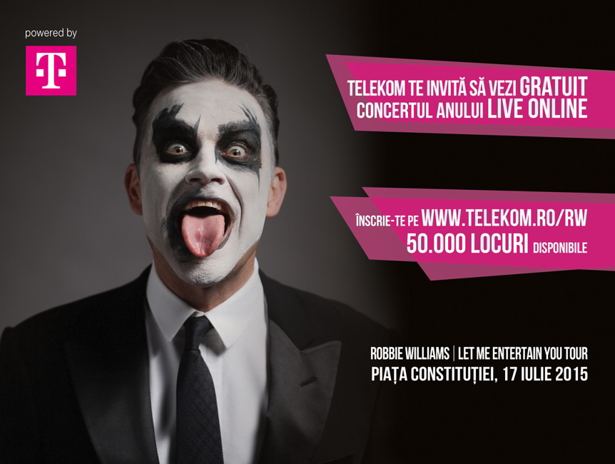 ROBBIE WILLIAMS live stream Telekom