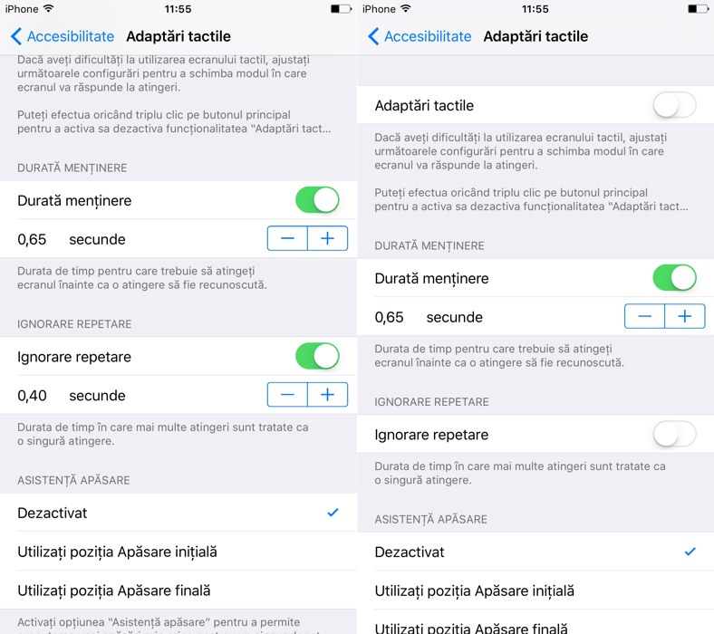 iOS 9 adaptari tactile 1