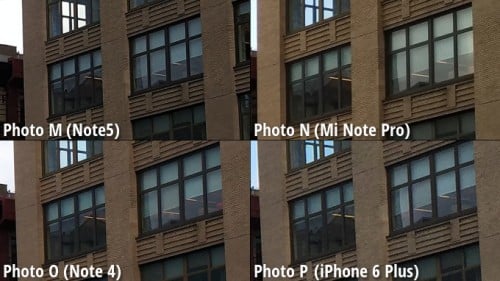 Galaxy Note 5 vs iPhone 6 Plus vs Note 4 vs MiNote comparatie camera 3