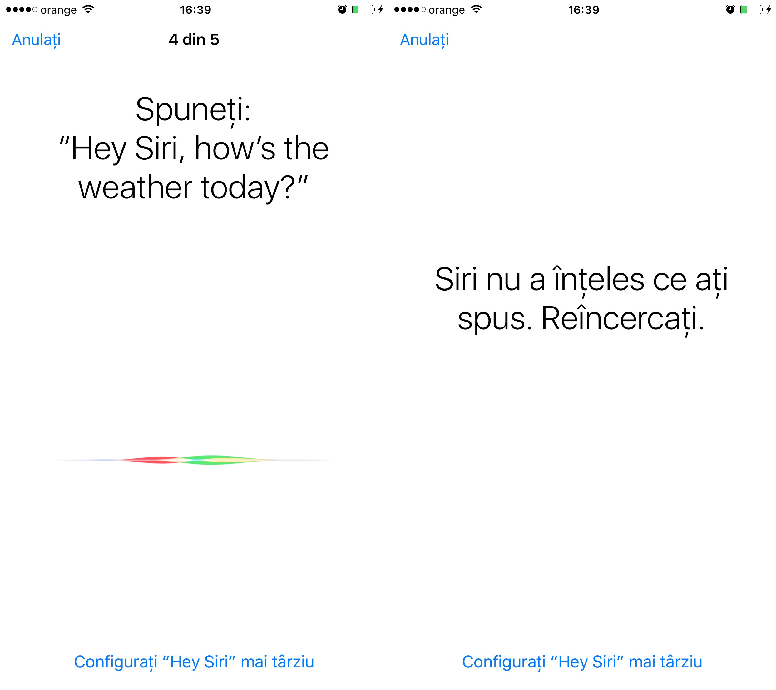 Configurare Hey Siri iOS 9 2