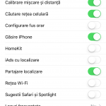 Functii GPS inutile iPhone dezactivare