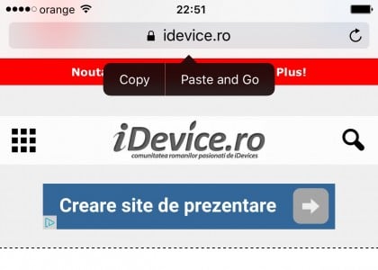 iOS 9 lipire accesare