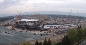 Apple Campus 2 progres constructie