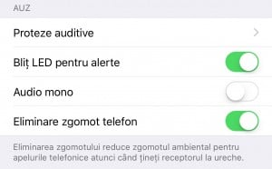 activare notificari LED iPhone