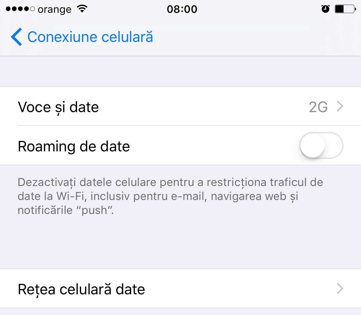 iOS9.3setariconexiunecelulara 1