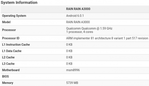 OnePlus 3 specificatii