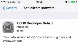 iOS 10 beta 6