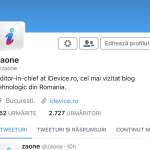 twitter interfata profil ios