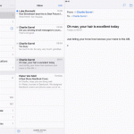 iPhone mail folder ascuns