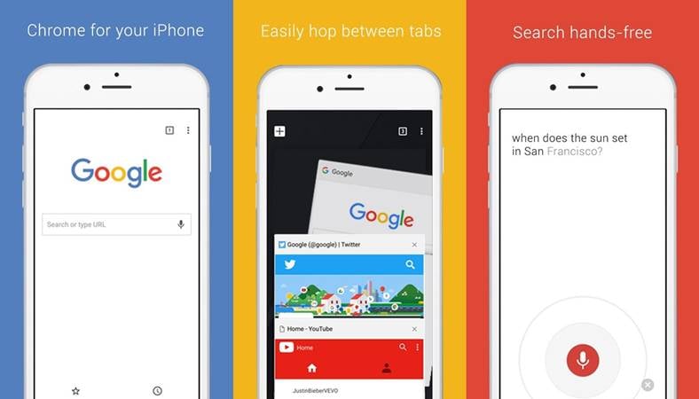 Google Chrome noua Actualizare iPhone iPad