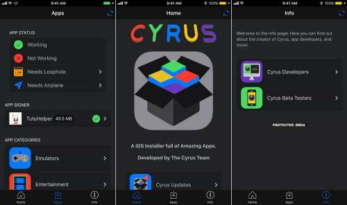 cyrus installer tweak iphone jailbreak