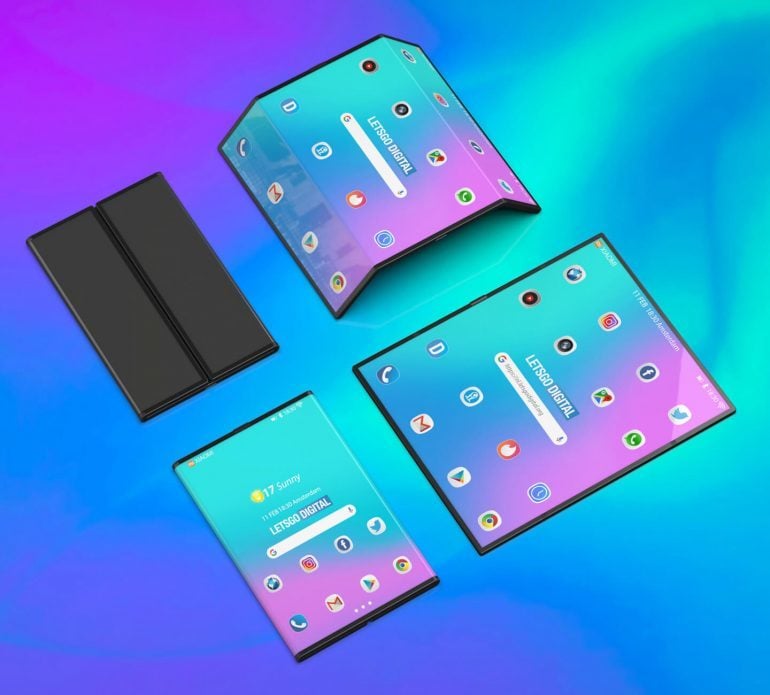 Huawei MATE FOLD imagini xiaomi telefon pliabil