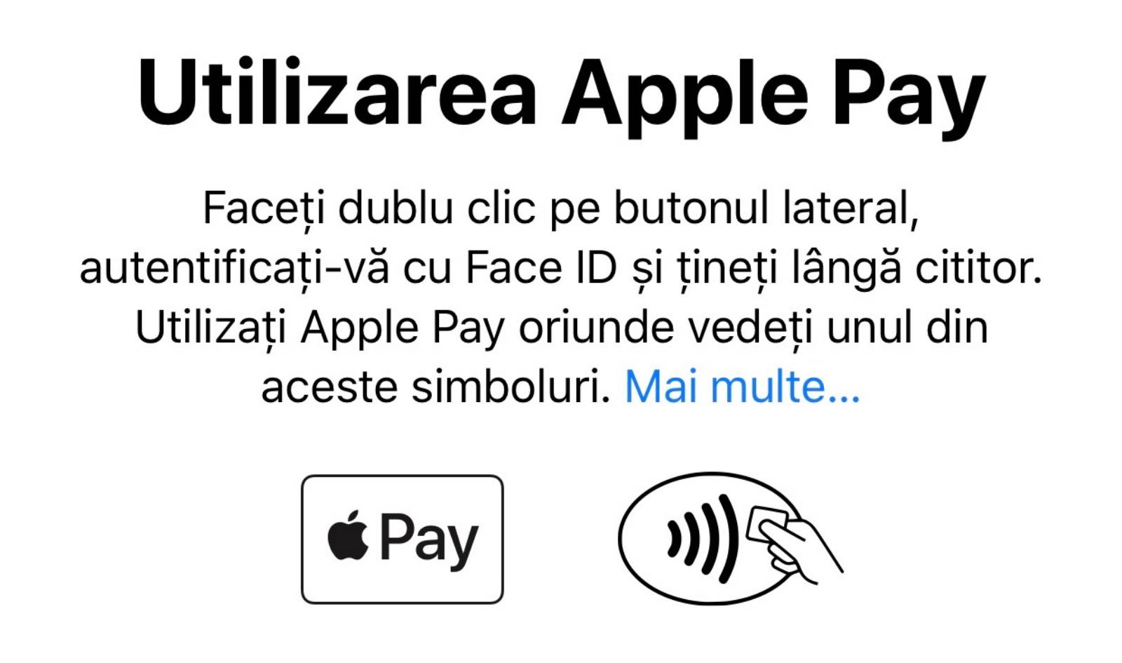 adaugi card apple pay iphone ipad