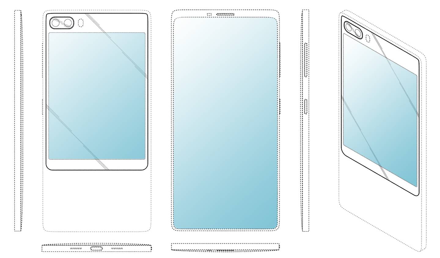 Samsung GALAXY S11 ecran secundar brevet inventie