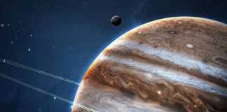 Planeta Jupiter comete