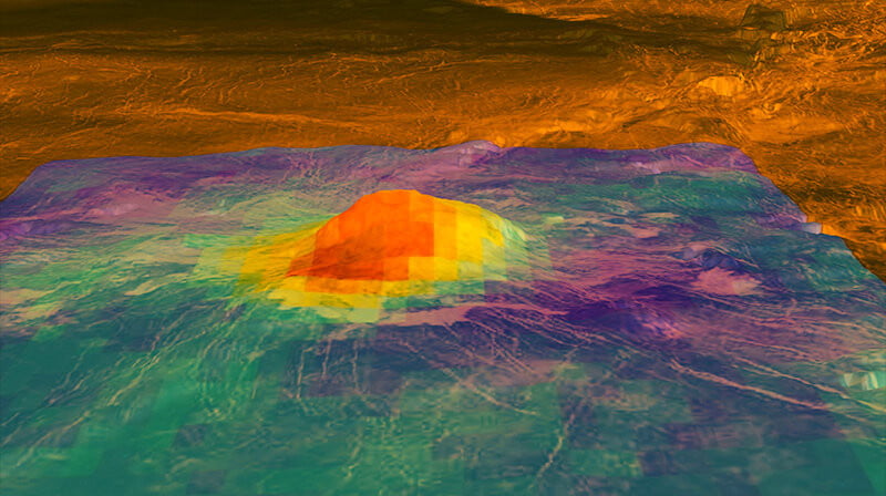 Planeta Venus activitate vulcanica suprafata
