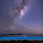 Calea Lactee plancton bioluminiscent