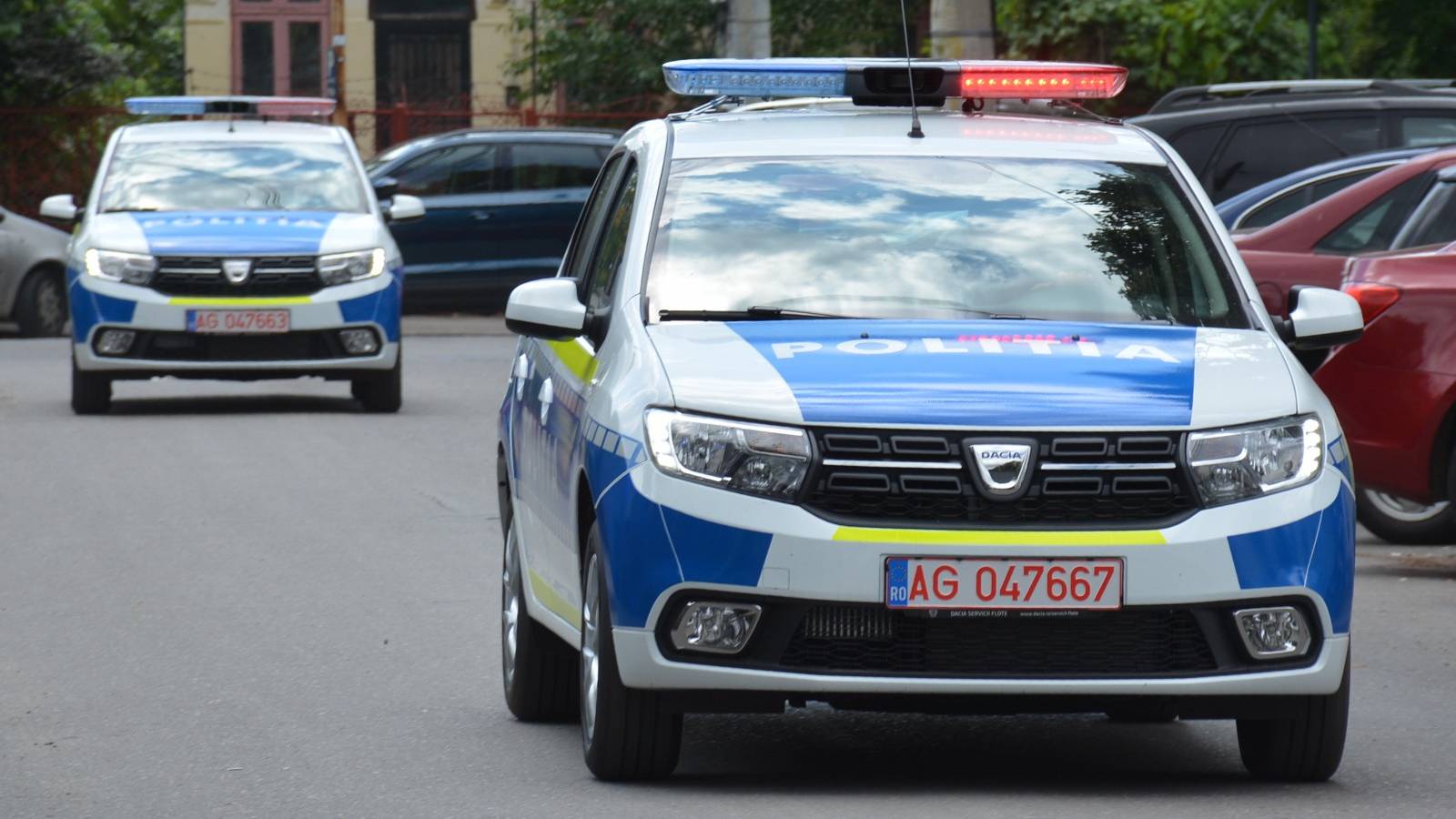 Politia Romana inselaciune accident
