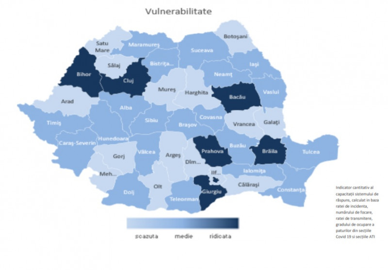 Guvernul Romaniei judetele vulnerabile Coronavirus romania