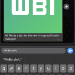 WhatsApp intern notificari