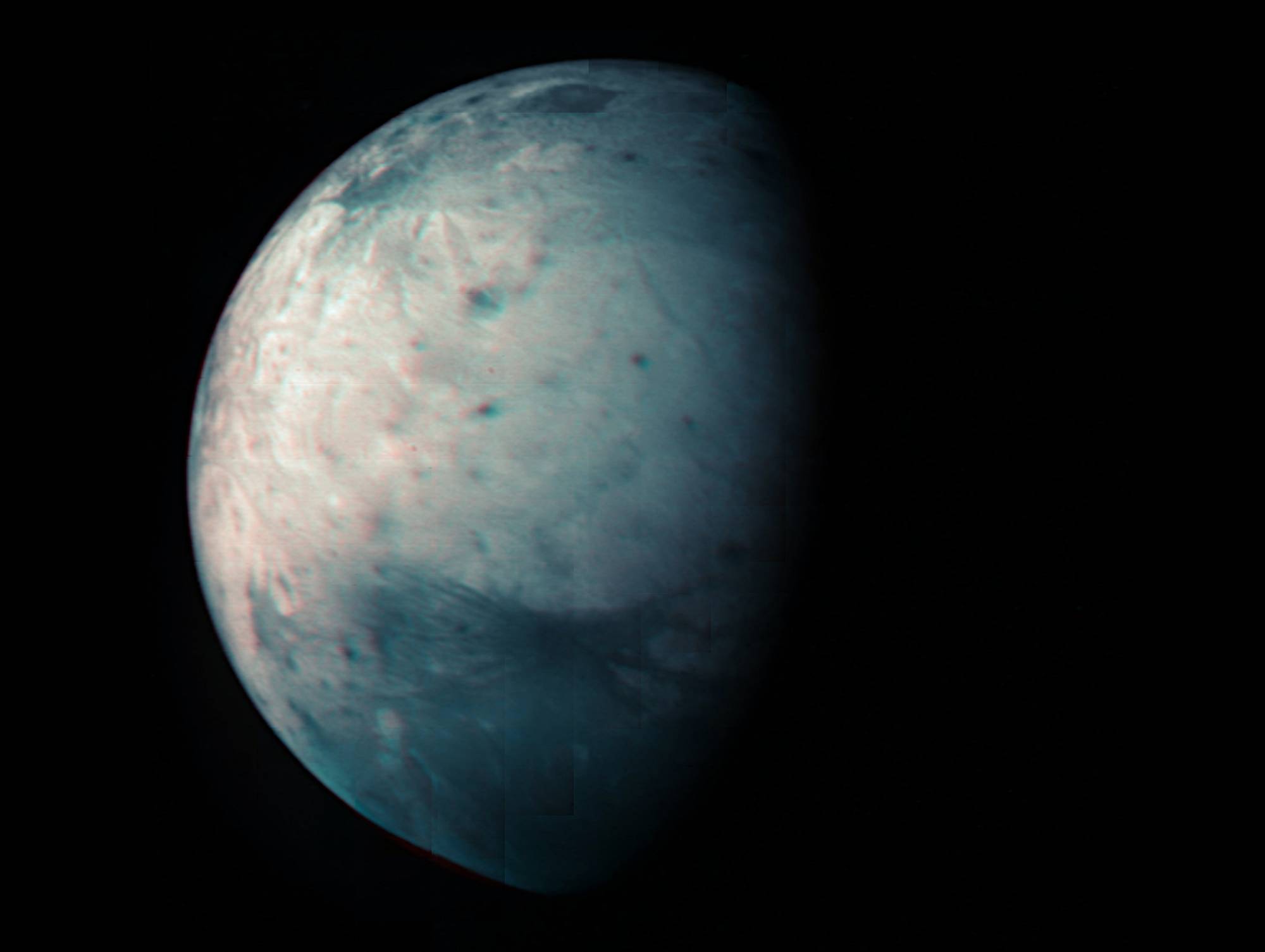 Planeta Jupiter infrarosu luna