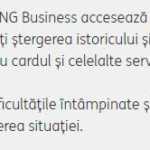 ING Bank stergere istoric