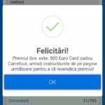 Carrefour instructiuni premii