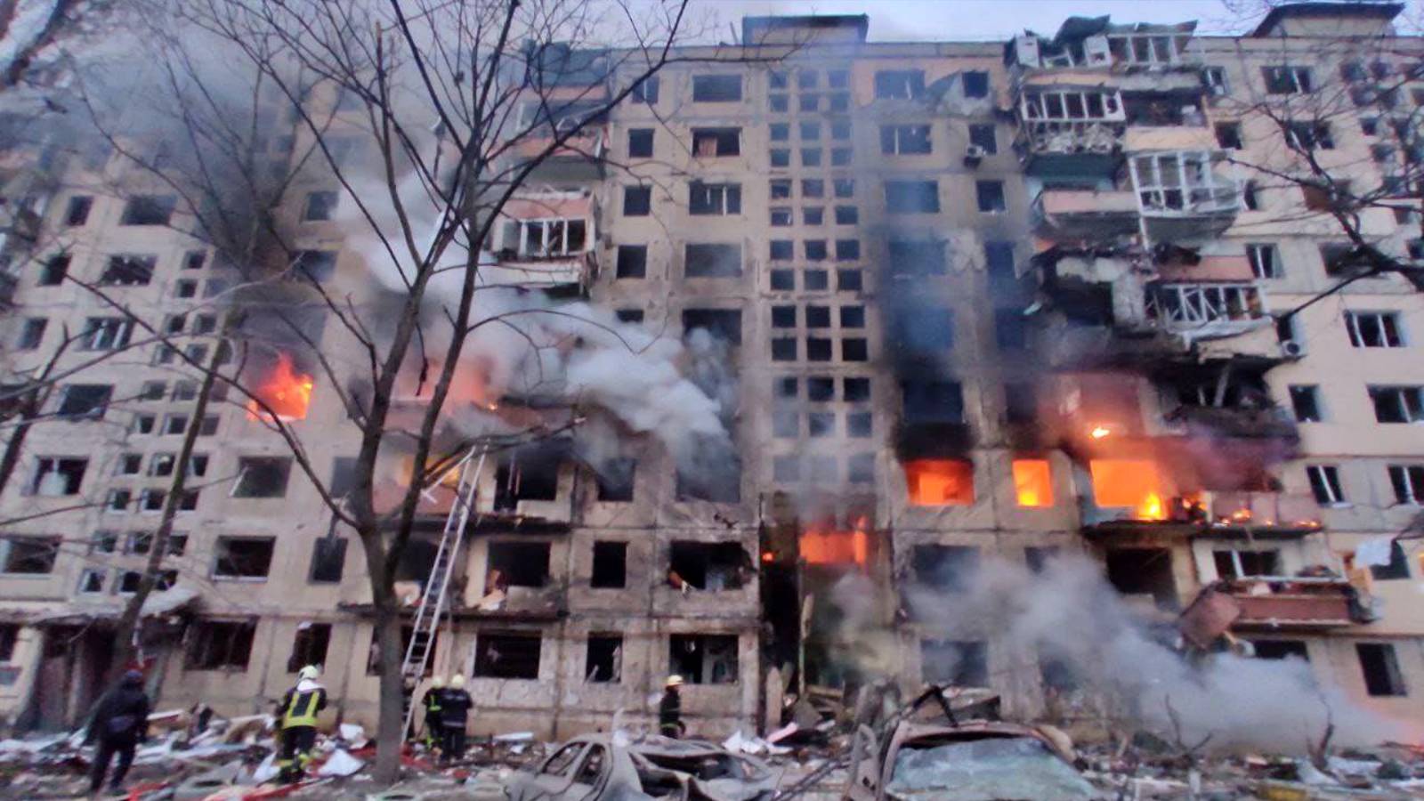 VIDEO Bloc Kiev Bombardat Artileria Armatei Ruse