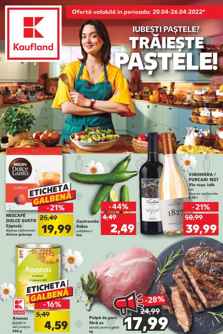 Kaufland IMPORTANTA Informare Vizeaza Toti Clientii Tara Paste