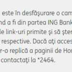 ING Bank Clientii Informati ATENTIONARE URGENTA Romania atacuri phishing