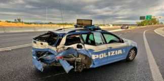 (VIDEO) Accident Grav Autostrada Masina Politie Lovita Viteza Italia