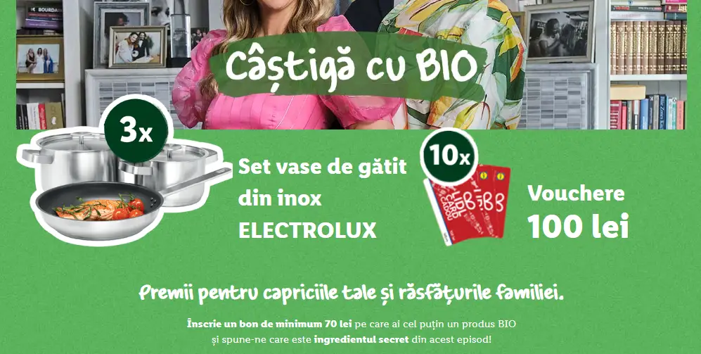 LIDL Romania Informeaza GRATUIT Vouchere 100 LEI Romanilor Tara electrolux