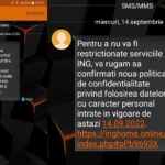 AVERTIZAREA Clientii ING Bank Pericolul Sunt Vizati sms malitios