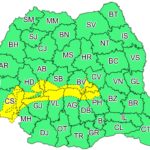 Atentionarile Meteorologice ULTIMA ORA Romania Emise ANM harta