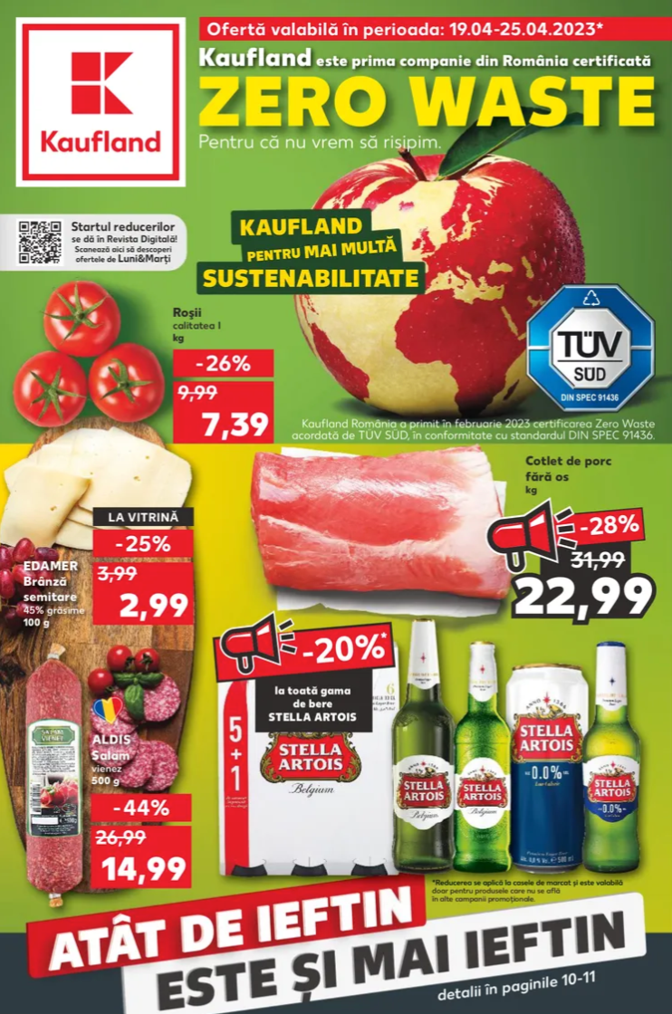 Anuntul OFICIAL Kaufland SCHIMBARI Magazinele Romania reduceri aprilie