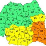 ANM Emis 3 Noi Coduri Galbene Portocalii Atentionare Meteorologica 24 Noiembrie Romania harta