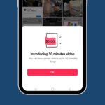 tiktok video 30 minute iphone android