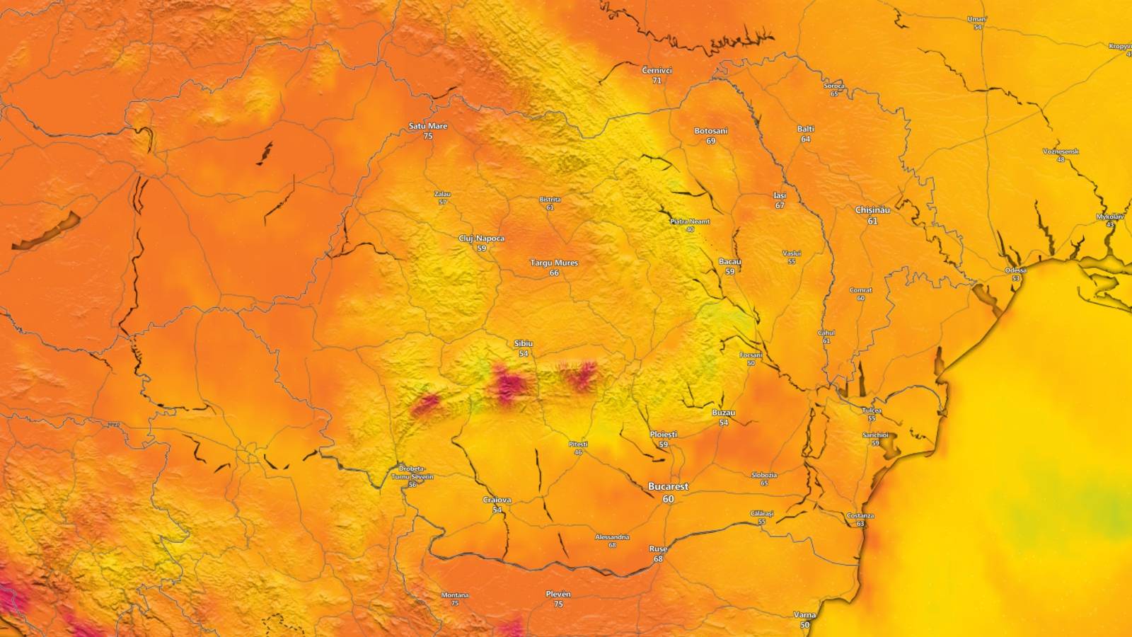 ANM ATENTIONAREA Meteo Oficiala NOWCASTING ULTIM MOMENT 5 Iunie 2024 Romania