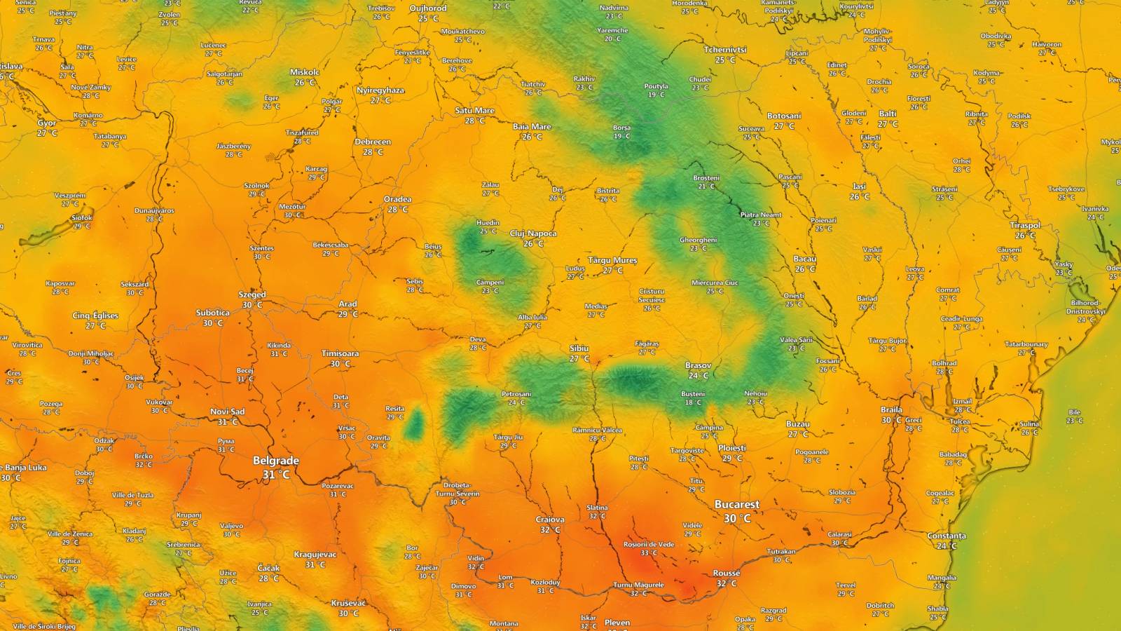 ANM ATENTIONARILE Meteorologice NOWCASTING Oficiale ULTIM MOMENT 7 Iunie 2024 Romania