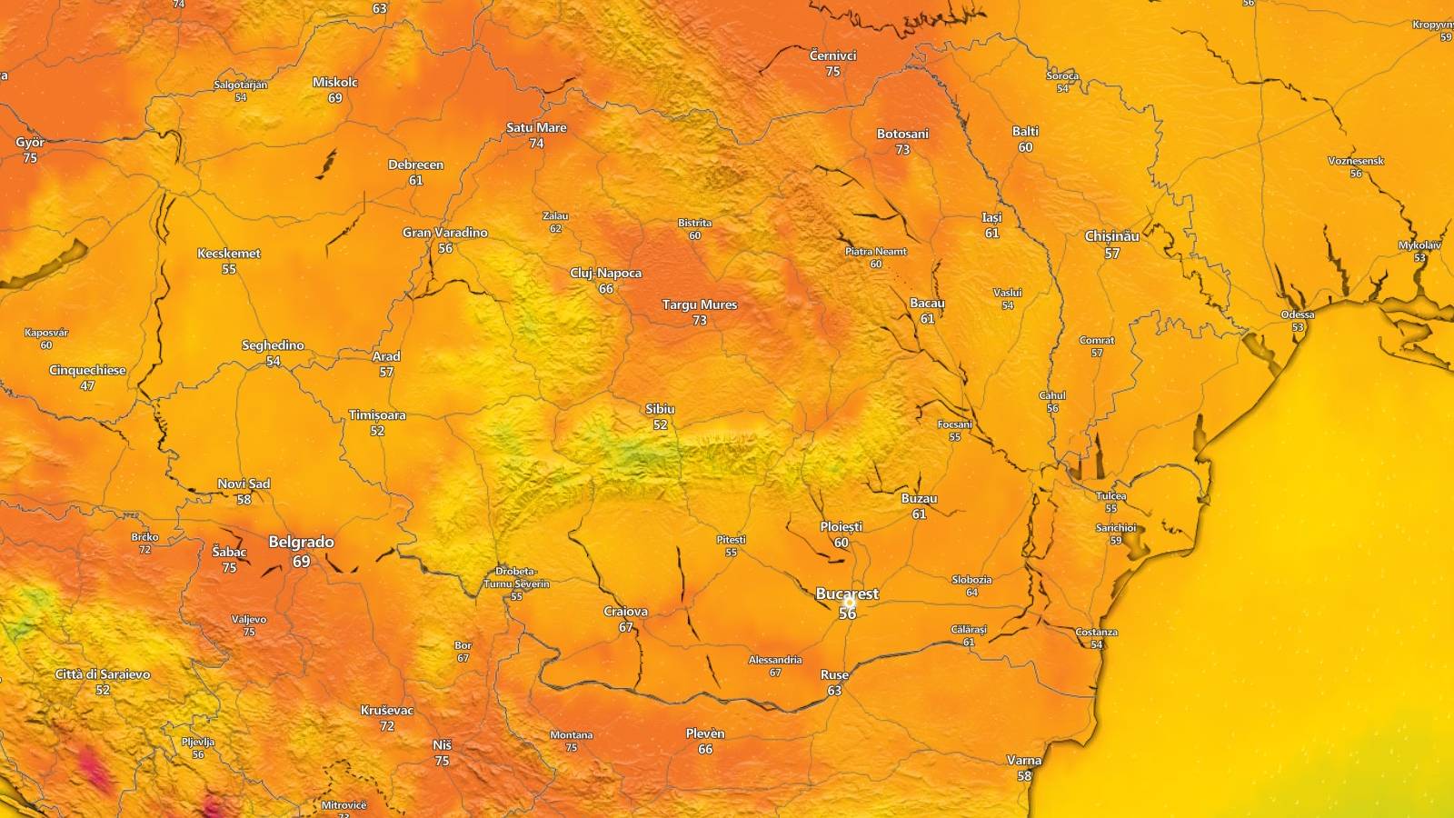 ANM AVERTIZAREA NOWCASTING Meteorologica Oficiala ULTIM MOMENT 25 Iunie 2024 Romania