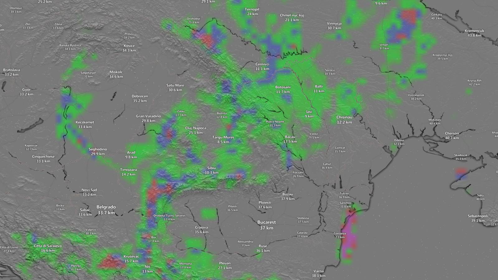 AVERTIZAREA ANM Meteorologica NOWCASTING Oficiala ULTIM MOMENT 12 Iunie 2024 Romania